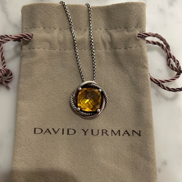 David Yurman Citrine Infinity 14MM necklace - Picture 1 of 3